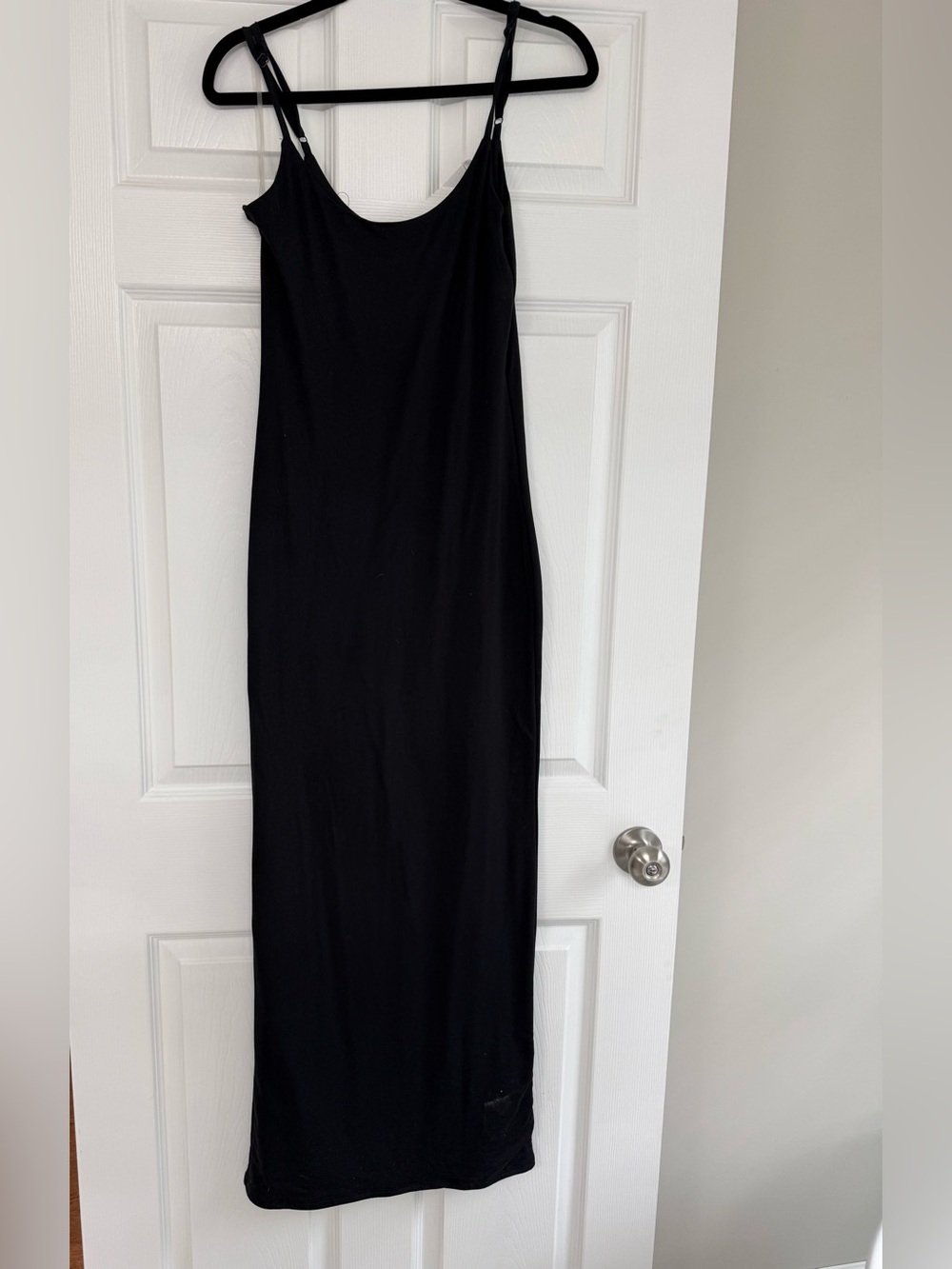 Black Slip Maxi Dress